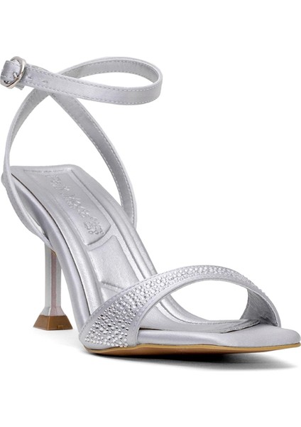 Elit PM161 K7014 Kadın Klasik Topuklu Ayakkabı Gümüş fiyatları