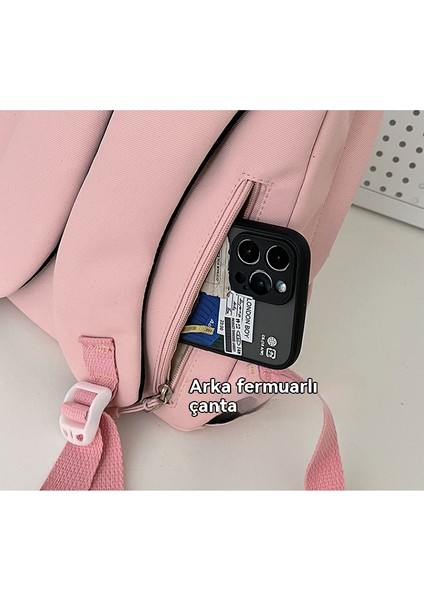 Öğrenci Okul Çantası Kız Büyük Kapasiteli Minimalist Niş Çanta (Yurt Dışından) indirimleri