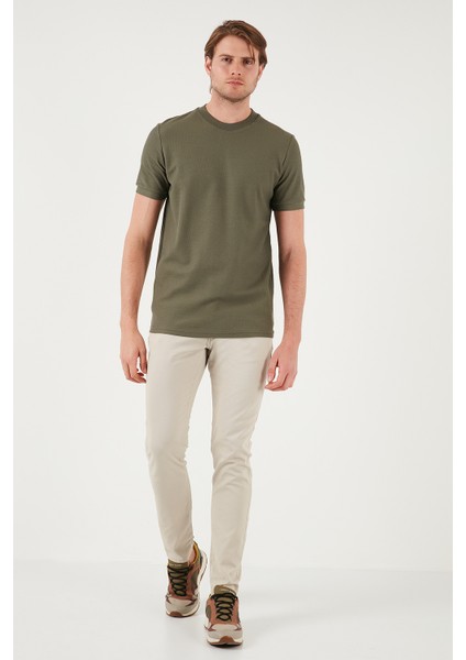 Pamuklu Regular Fit Bisiklet Yaka Basic T Shirt Erkek T Shirt 5902387 modelleri