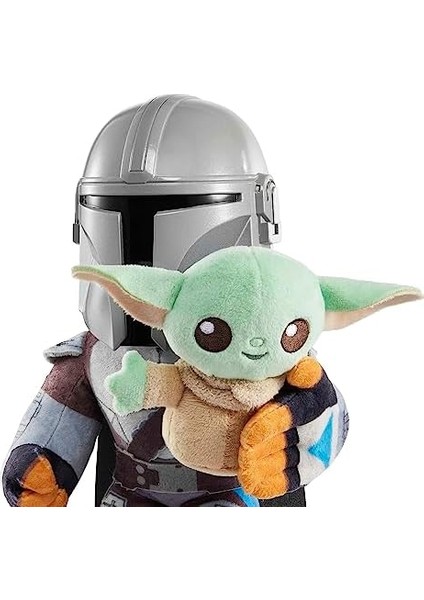 Wars Mandalorian Sesli Pelüş Figür, 3 Yaş ve Üzeri, HPC19
