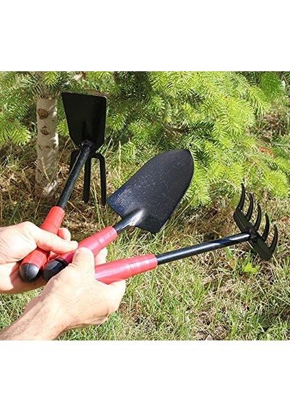 Rodex Bahçe Seti Kürek Çapa Tırmık (3'lü Set)