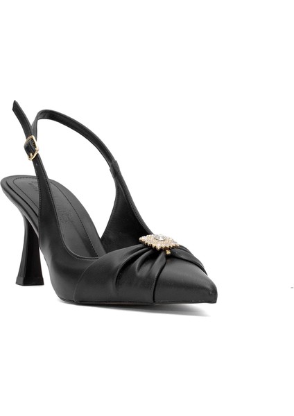 Elit PM537 K1510C Kadın Klasik Topuklu Ayakkabı Siyah fiyatları