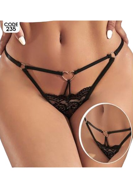 Kadın Iç Giyim Tanga Külot Perfect Fall D235 Siyah