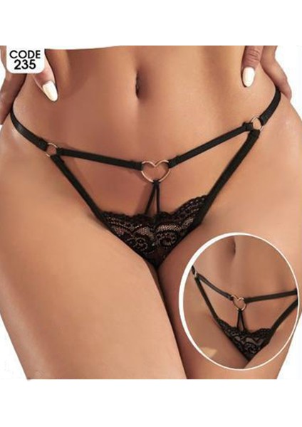 Kadın Iç Giyim Tanga Külot Perfect Fall D235 Siyah modelleri