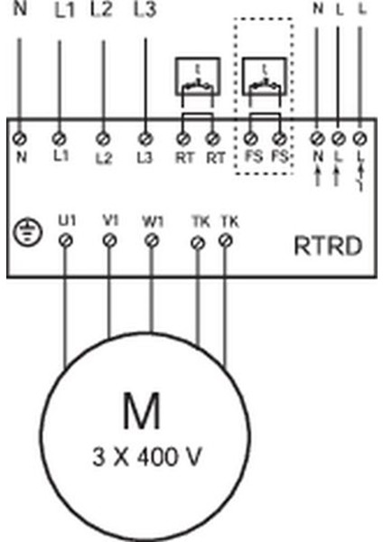 Rtrd 2 Fan Hızı Kontrolü 400V 3~ 50/60Hz