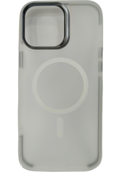 Apple iPhone 12/12 Pro & 16 Pro Max Uyumlu Magsafe Özellikli Transparan Boob Silikon Kılıf