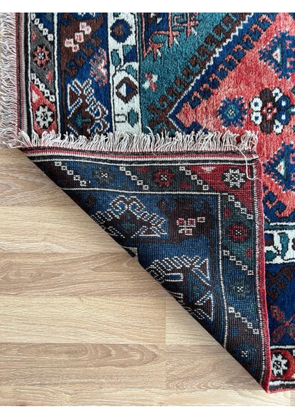 118 x 190 cm Akrep Motifli El Dokuma Türk Kilim Harika Mavi Renk Tonları fırsatları