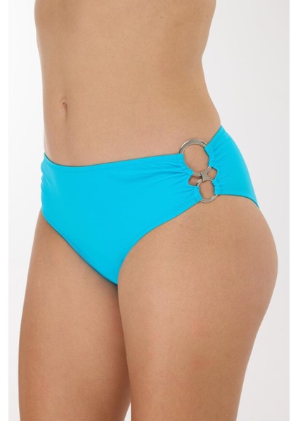 3404 Turkuaz Straplez Bikini Takımı