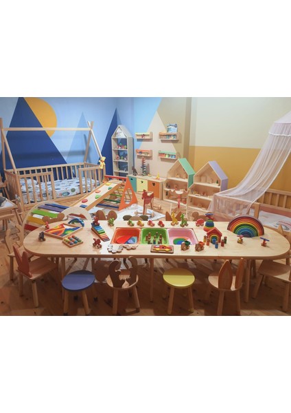 Woodnjoy 2.40 Oval Grup Etkinlik Masası