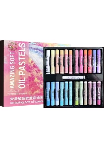 Yumuşak Pastel Boya Yağ Çubuğu (Yurt Dışından)