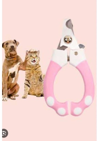 Renkli Kedi Köpek Evcil Hayvan Tırnak Makası ve Törpü Seti 1 Adet