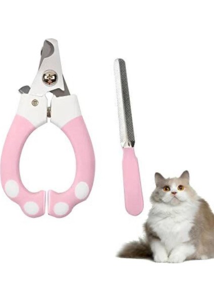 Renkli Kedi Köpek Evcil Hayvan Tırnak Makası ve Törpü Seti 1 Adet indirimleri