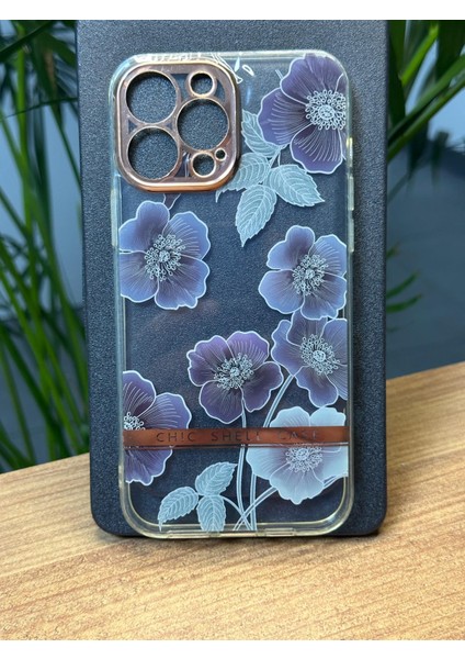 iPhone 13 Pro Darbe Emici Silikon Özel Çiçek Tasarımlı Kamera Çerçeve Koruyuculu Gennflower Kılıf F3 fiyatları