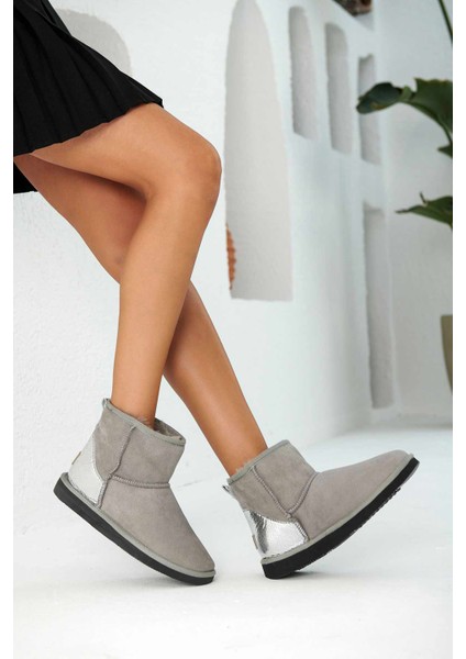 Süet İçi Kürk Arkası Deri Kadın Kısa 191074 fırsatları