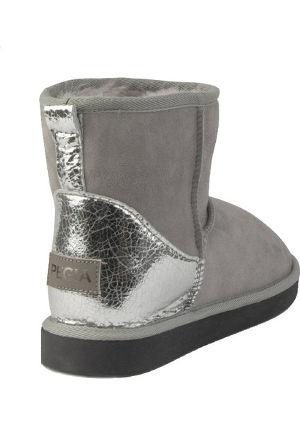 Süet İçi Kürk Arkası Deri Kadın Kısa 191074