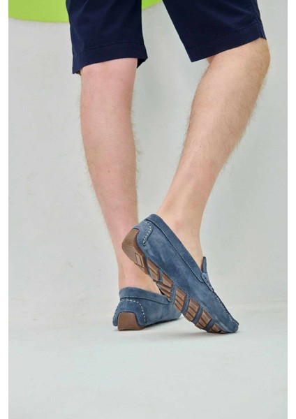 Hakiki Süet Erkek Loafer Ayakkabı 500901