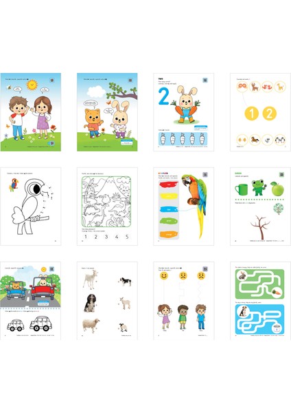 Touch English Width Maya & Luca Ingilizce Eğitim Seti (3-4 Yaş) ve Eğlenceli Dijital Interaktif Etkinlikler modelleri