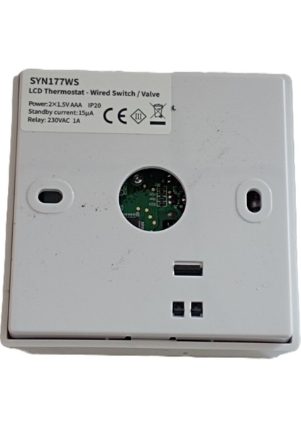 Kablolu Programlanabilir Oda Termostatı Syn 177 Dijital