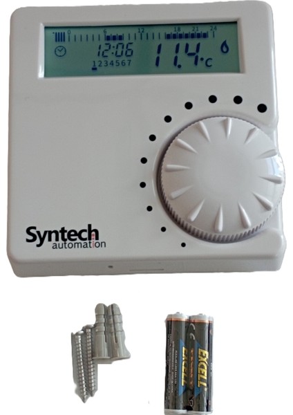 Kablolu Programlanabilir Oda Termostatı Syn 177 Dijital