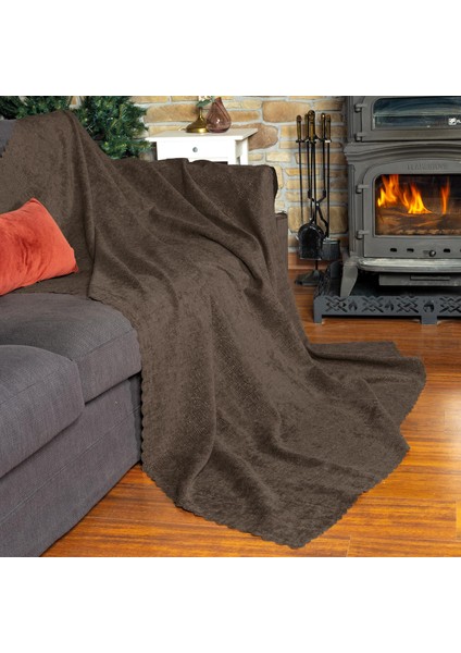 Premium Koltuk Örtüsü 175x350 XLARGE Gramajlı Jakarlı Şönil Kahve | Kanepe Örtüsü | Kaymaz fiyatları