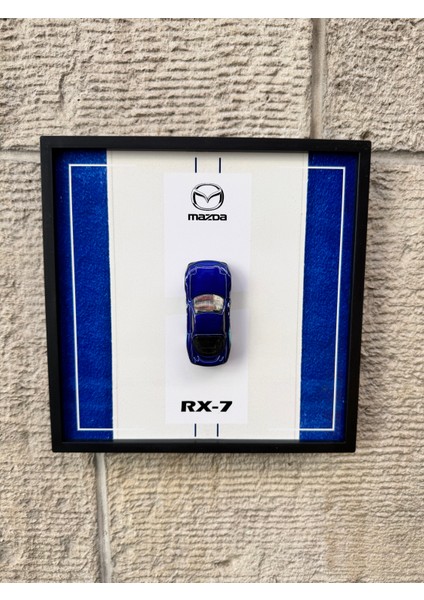 Çerçeveli 20X20 Ebatlı Model Araç Mazda Rx-7