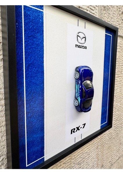 Çerçeveli 20X20 Ebatlı Model Araç Mazda Rx-7 fiyatları