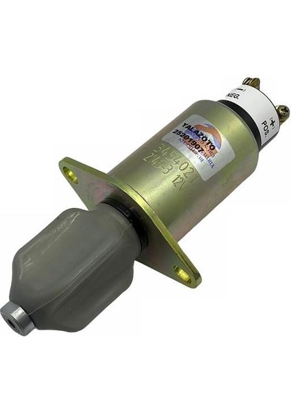 12V STOP SELENOİDİ KULAKLI AYARLI 79 MM 3 ÇIKIŞ (PLT)