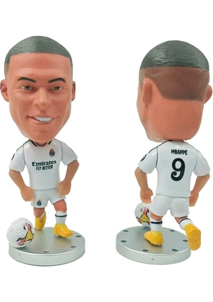 Futbol Yıldızı Karakterli Bebek El Yapımı Real Madrid Bebek Süsleri Modeli (Yurt Dışından)
