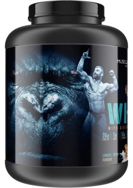 Whey Isolate Protein Kong Edition 2100 gr 72 Servis Brownie Çikolata