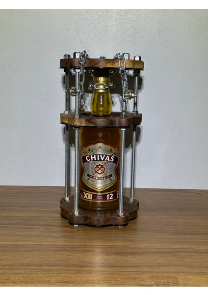 Dekoratif Metal Viski Saklama Kafesi ( Shivas Regal 1 Litre ) fiyatları