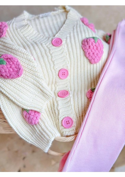 Çilek Detay Triko Takım indirimleri