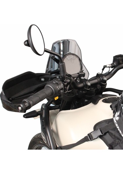 Royal Enfield Himalayan 2024 Uyumlu Plastik Elcik Koruma Siyah modelleri