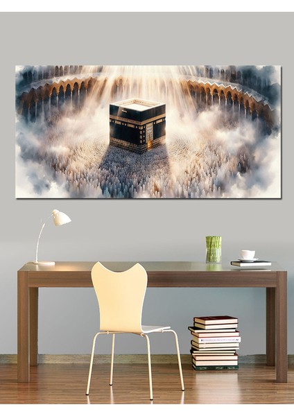 Kanvas Tablo Bulutlar Içinde Kâbe fiyatları