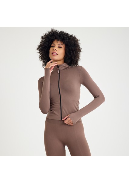 2'li Takım Parmak Geçmeli Spor Ceket ve Push Up Etkili Tayt (Günlük/yoga/pilates) modelleri