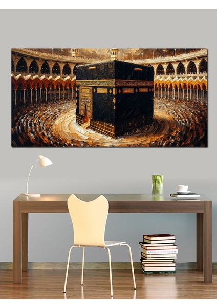 Kanvas Tablo Kutsal Kâbe Manzarası