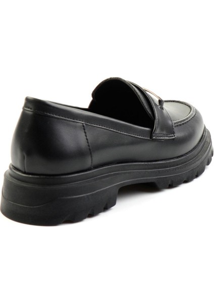 Siyah Kadın Loafer Ayakkabı K01997010709