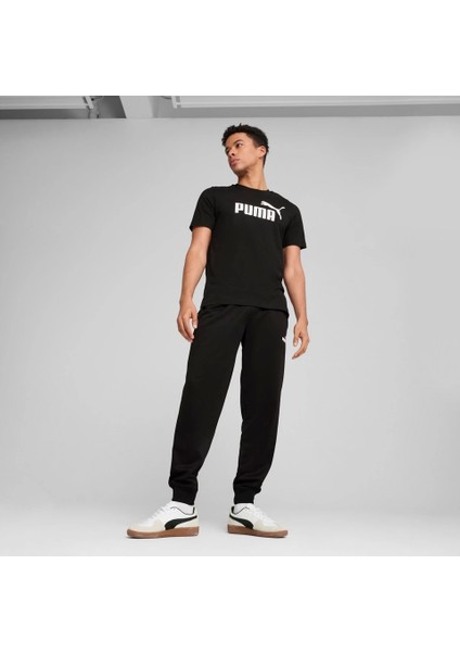 Ess No. 1 Logo Tee Erkek Regular Fit Baskılı Siyah T-Shirt 68253201 modelleri