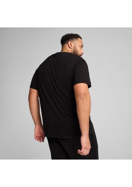 Ess No. 1 Logo Tee Erkek Regular Fit Baskılı Siyah T-Shirt 68253201 fırsatları