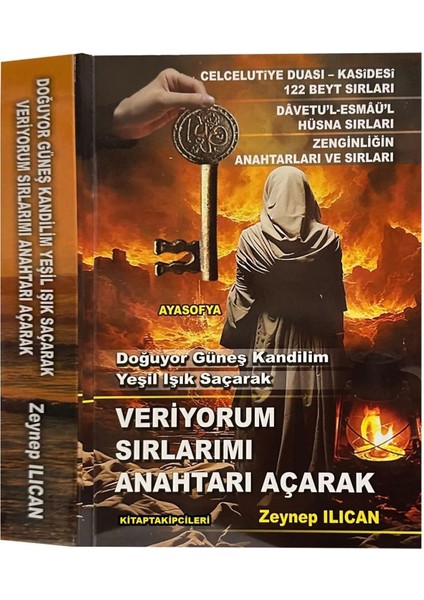 Veriyorum Sırlarımı Anahtar Dualar Zeynep Ilıcan Celcelutiye Duası Kasidesi Esmaül Hüsna 484 Sayfa