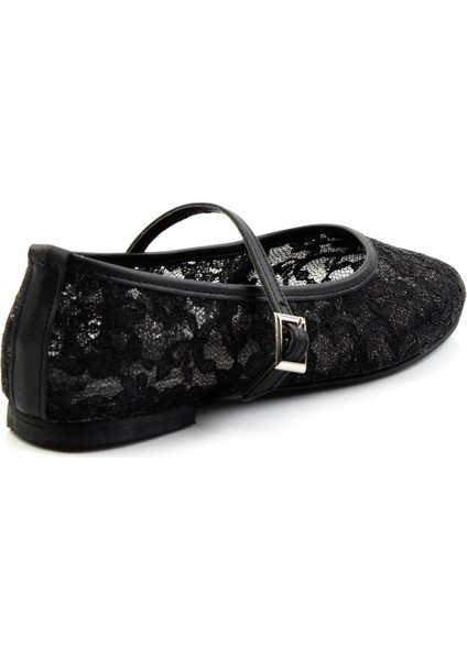 Siyah Dantel Kadın Espadril K01246152213 modelleri