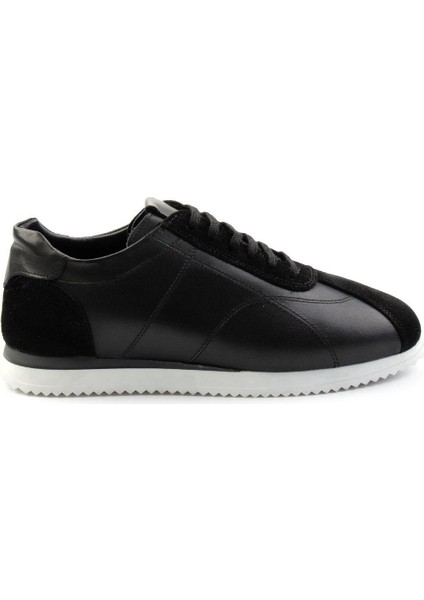 Siyah Süet Deri Erkek Sneaker E01440030102