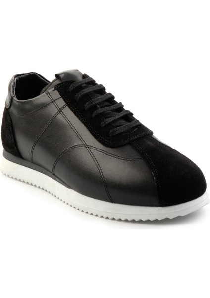 Siyah Süet Deri Erkek Sneaker E01440030102