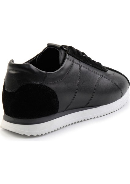 Siyah Süet Deri Erkek Sneaker E01440030102