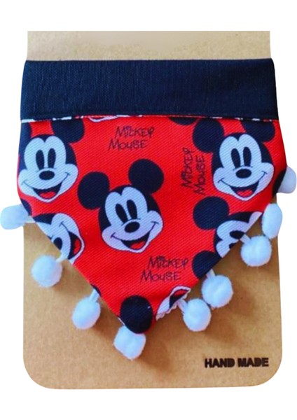Aksesuar Köpek Ayarlanabilir Mickey Fular Tasma