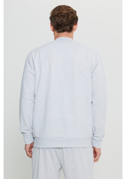 Pamuklu Standart Fit Normal Kesim Kolej Yaka Yan Cep Sweatshirt indirimleri