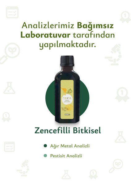 Zencefilli Bitkisel Karışım (Ağır Metal Analizli) - 100ml