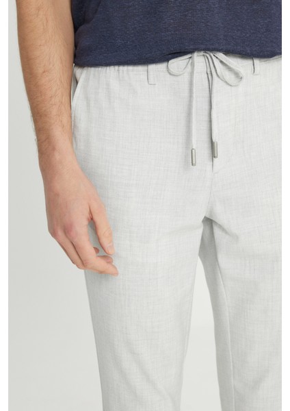 Slim Fit Dar Kesim Beli Bağlamalı Yan Cepli Esnek Pantolon fırsatları