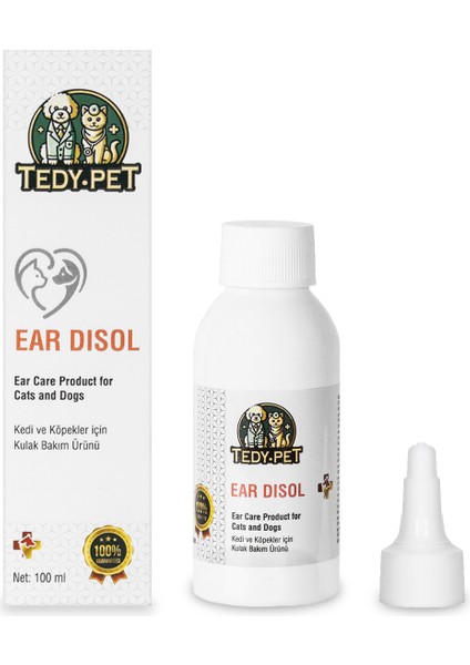 Tedypet Kulak Bakım Solüsyonu – Kedi & Köpekler İçin Hassas Temizlik