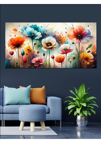 Kanvas Tablo Pastel Tonlarda Gelincikler fiyatları