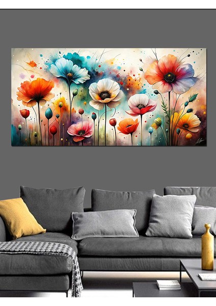 Kanvas Tablo Pastel Tonlarda Gelincikler indirimleri